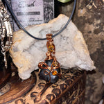 Indigo Gabbro Crystal Necklace