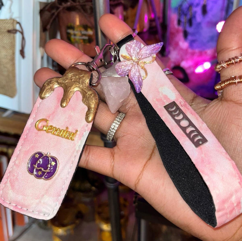 Gemini Crystal Key Chains