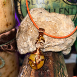 Orange Adventure Crystal Necklace