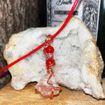 Pumpkin Sunstone Crystal Necklace