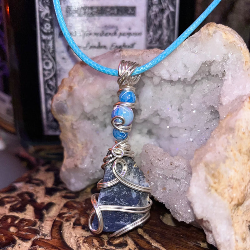 Iolite Crystal Necklace