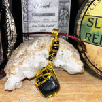 Snowflake Obsidian Necklace