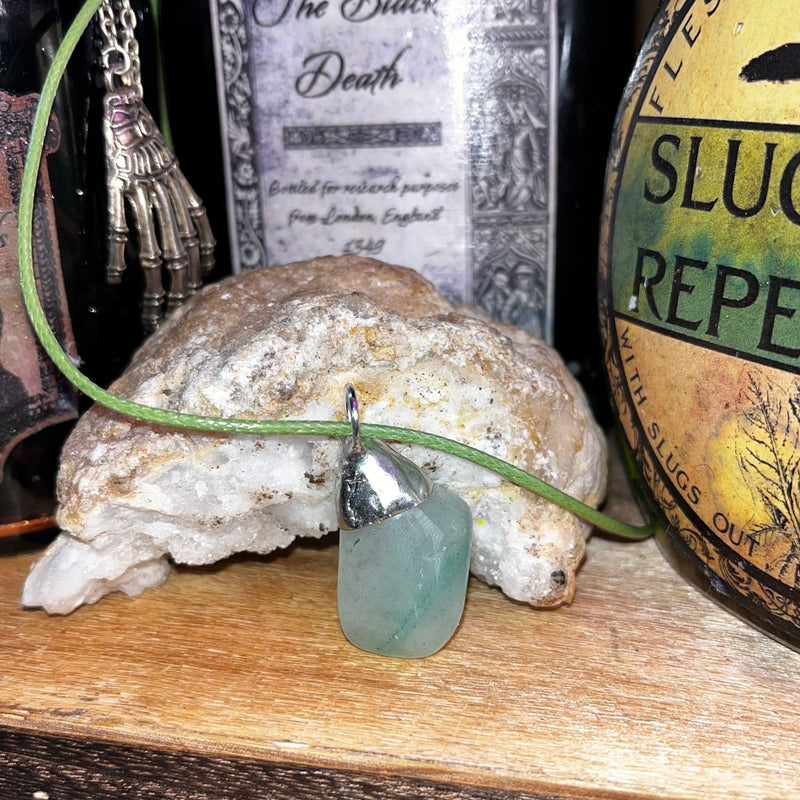 Green Aventurine Crystal Necklaces