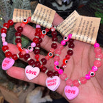 Evil Eye Sweet Hearts Bracelet