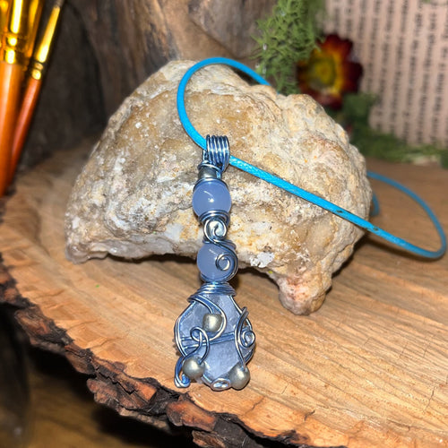 Blue Calcite Crystal Jewelry