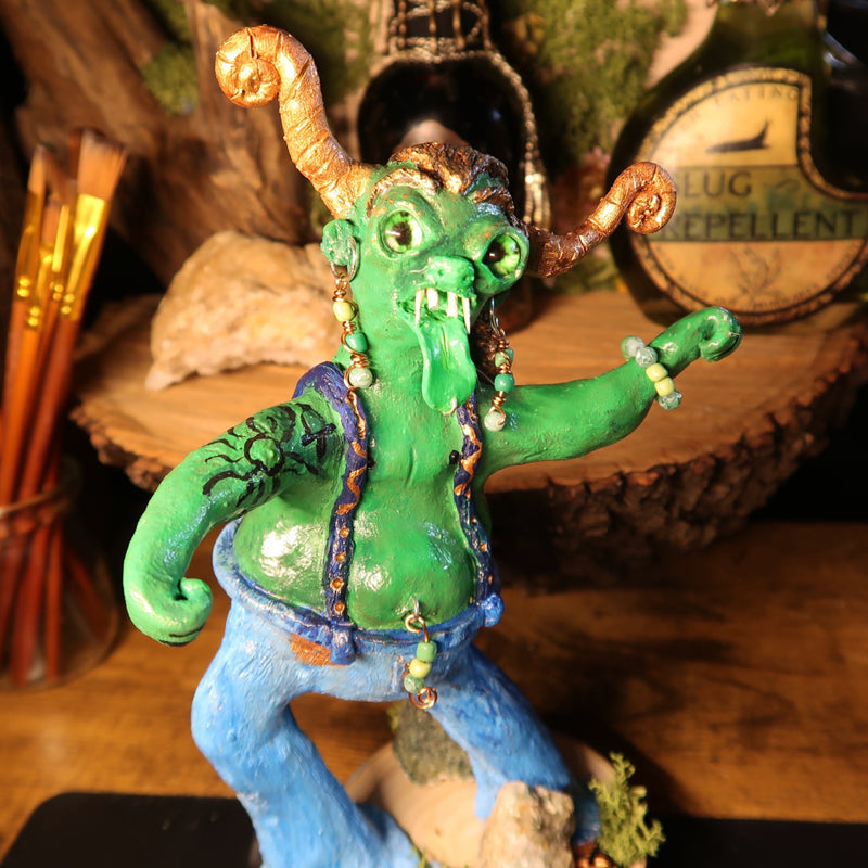 Minotaur Sea Jasper Incense Burner