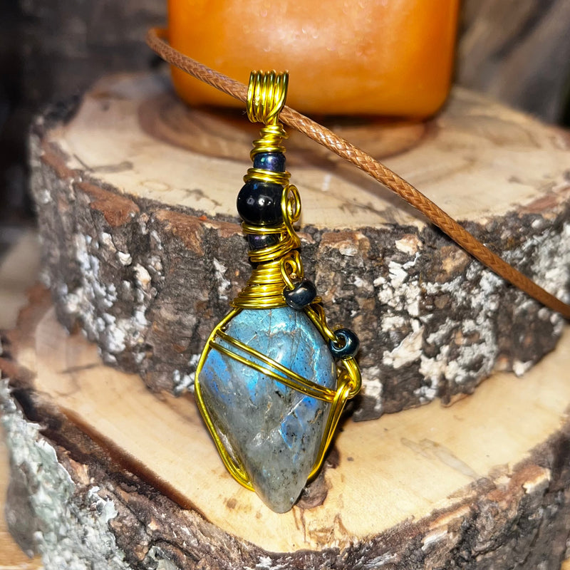 Labradorite Crystal Necklaces