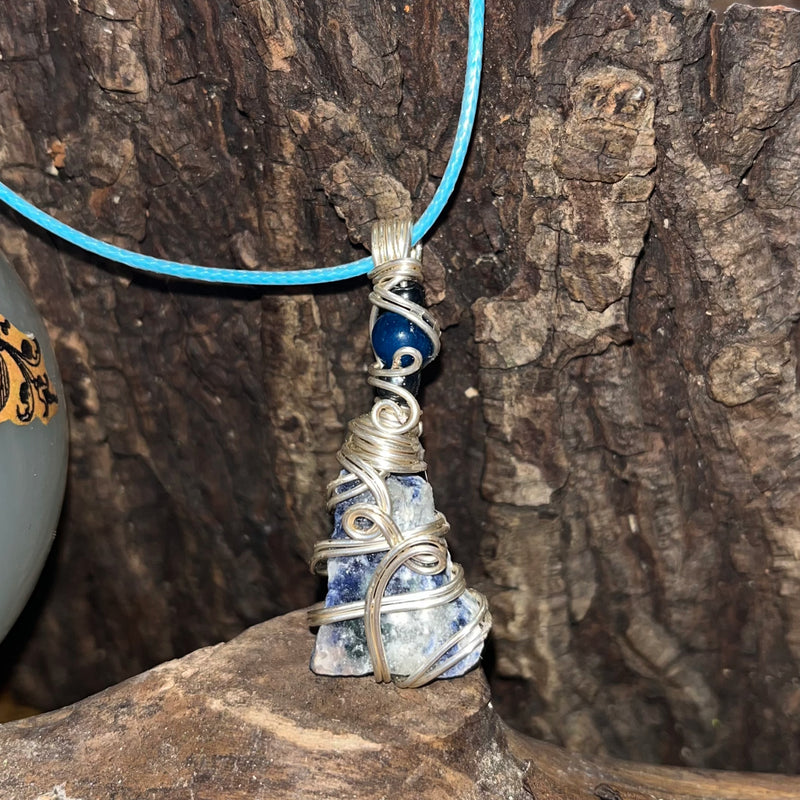 Iolite Crystal Necklace