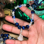 Raw Crystal Evil Eye Bracelets