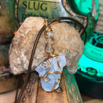 Angelite Crystal Necklaces