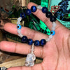 Raw Crystal Evil Eye Bracelets