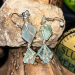 Raw Crystal Cut Earrings