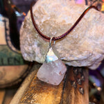 Fire Quartz Crystal Necklaces