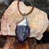 Silver Dipped Raw Cut Amethyst