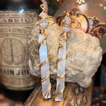 Raw Crystal Cut Earrings