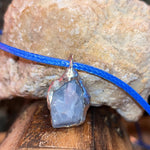 Silver Dipped Blue Calcite