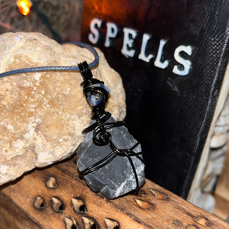 Black Onyx Crystal Necklaces