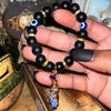 Raw Crystal Evil Eye Bracelets