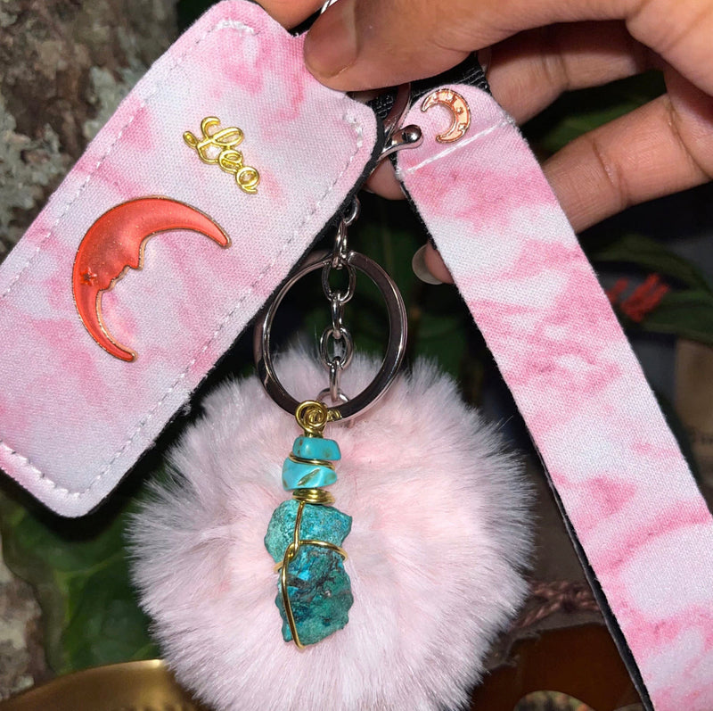 Leo Crystal Key Chains