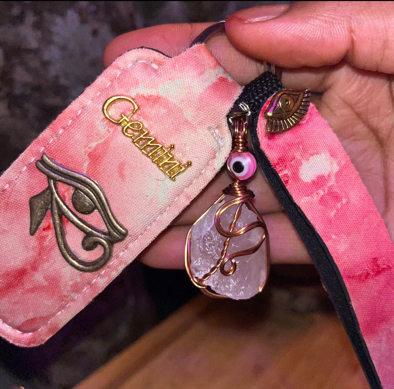 Gemini Crystal Key Chains