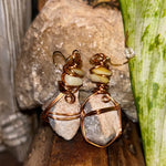 Raw Crystal Cut Earrings