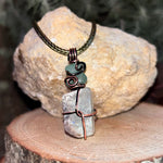 Green Fluorite Leather Necklaces