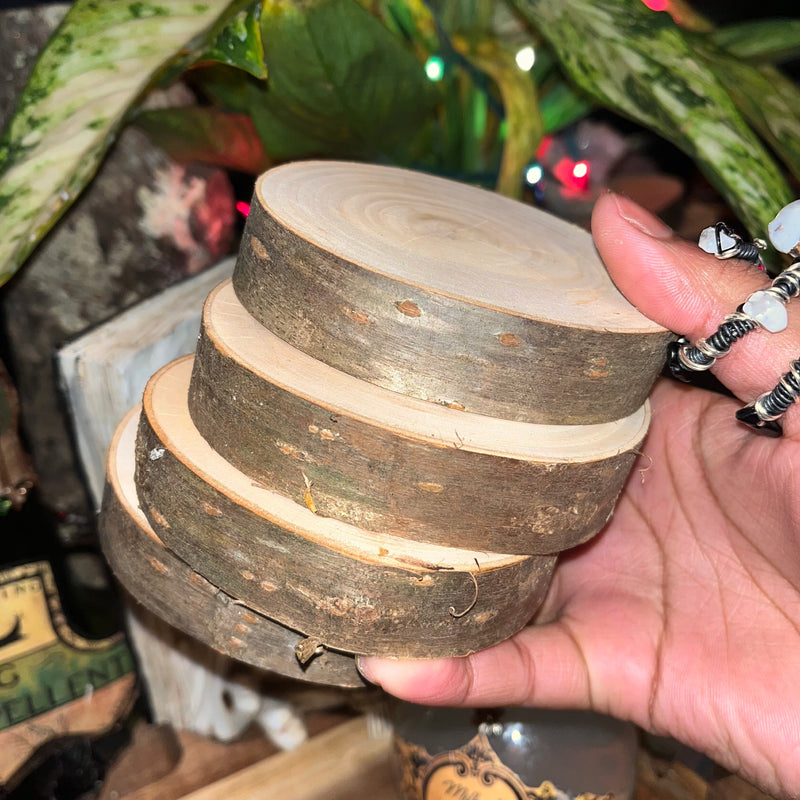 Wooden Cup & Candle Coasters