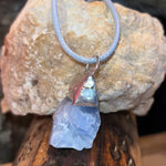 Silver Dipped Blue Calcite