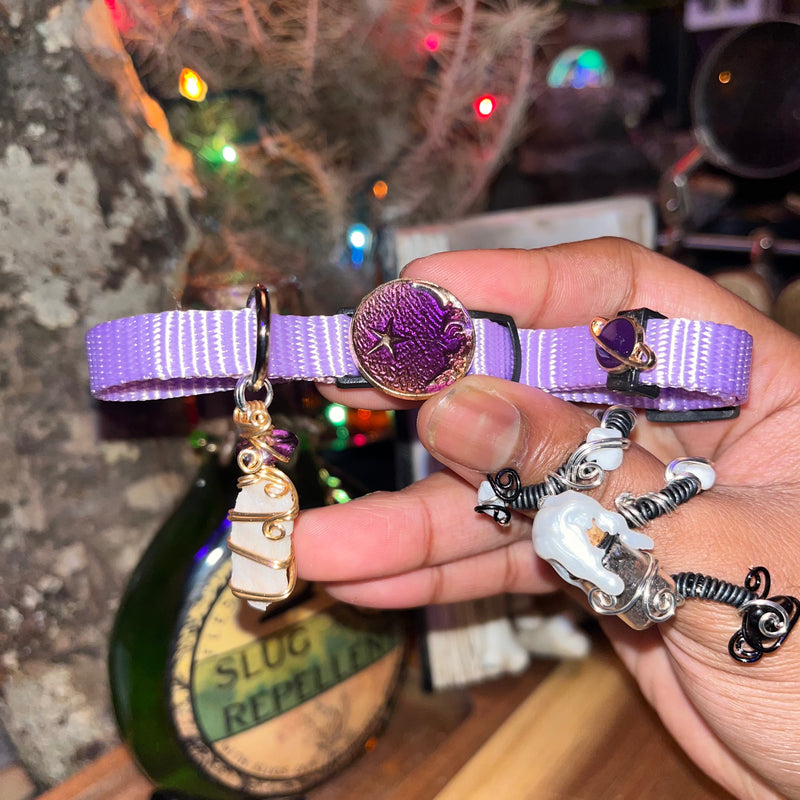 Medium Crystal Cat Collars