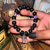 Raw Crystal Evil Eye Bracelets