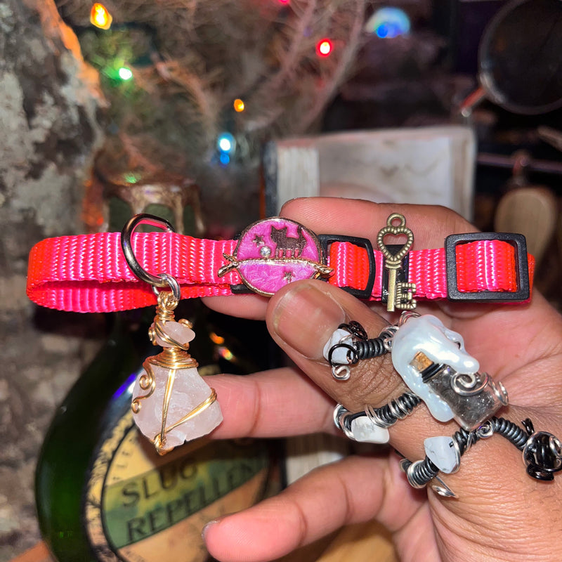 Small Crystal Cat Collars