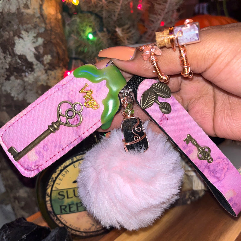 Virgo Crystal Key Chains